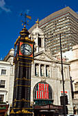 Uk, England, London, Victoria, Victoria Palace Theatre, Little Ben Clock Tower