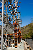 Elektrisches Umspannwerk, Sierra Nevada, Andalusien, Spanien