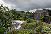 Bonner Mill next to Bushmills River in County Antrim, Northern Ireland, U.K.