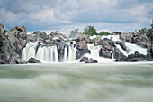 The Potomac River flows over Great Falls.