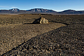 Generic landscape scenes of Vandredalen - The main valley that runs into lake Centrum S?? and beyond. All five of these photographs were taken from inside the area the team had named 'Mars' as it resembled a landscape from Mars.; Northeast Greenland , Greenland