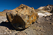 Boulder in the Valley of Death, Kronotsky Nature Reserve, Russia; Kronotsky Zapovednik, Kamchatka, Russia