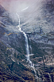 Waterfall at Nordfjord, near Melfjord, Norway; Norway