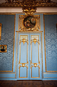 A Door Trimmed With Gold Inside Stockholm Palace; Stockholm Sweden