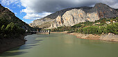 Stromerzeugungsanlage bei Pantano Del Chorro; Andalusien Spanien