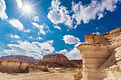 Antike Festungsanlage; Masada Südlicher Bezirk Israel