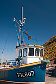 Vereinigtes Königreich, Schottland, Pennan, Fischerboot