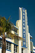 USA, Florida, Miami, South Beach, Art Deco District, classic building.