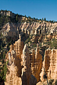 Utah, Bryce Canyon National Park, Felsformationen bilden den Fairyland Canyon.