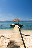 Panama, Bocas Del Toro, Isla Bastimentos, boat dock