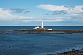 St Mary's Lighthouse; Whitley Bay North Tyneside England