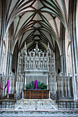 Altar In Bristol Cathedral; Bristol Avon England