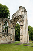 Ruins Of An Historic Building; York England