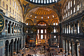 Interior Of Hagia Sophia Museum; Istanbul Turkey