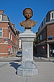 Sculpture Of Artist Joachim Patinir; Dinant Namur Belgium