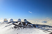 View From Mauna Kea Observatories The Summit Of Mauna Kea On The Island Of Hawaii Hosts The World's Largest Astronomical Observatory; Mauna Kea Hawaii United States Of America