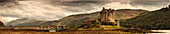 Schloss auf einem Hügel; Kyle Of Lochalsh Hochland Schottland
