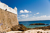 Historic Fortress, Porto da Barra Beach; Salvador, Bahia State, Brazil