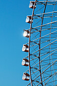 Japan, Tokyo, Ferris wheel against blue sky