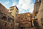 Israel, where Jesus was crucified; Jerusalem, or Church of Resurrection by Eastern Christians. It is a few steps away from Muristan. Site is venerated as Golgotha, also called Basilica of Holy Sepulchre, Church of Holy Sepulchre