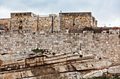 Israel, Haus auf Fels gebaut; Jerusalem