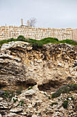 Israel, Blick von unten auf den Hügel Golgatha; Jerusalem