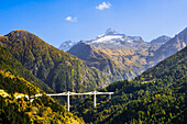 Schweiz, Viadukt bei Berisal; Wallis