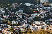 Mexico, where housing for locals and tourists is booming; Puerto Vallarta, Hillsides of Puerto Vallarta