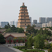 Giant Wild Goose Pagoda; Xi'an, Shaanxi, China