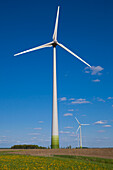 Windkraftanlagen; St. Remi, Québec, Kanada
