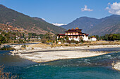 Punakha Dzong, At The Confluence Of The Male And Female Rivers; Punakha, Bhutan