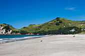Die neuseeländischen Küstenstrände der Corremandal Peninsula; Hahei, Neuseeland