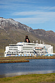 Smiryl Line Fähre nach Dänemark; Seydisfjordur, Ostfjorde von Island, Island