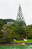 A Holiday Home On A Secluded Island; Bay Of Islands, New Zealand