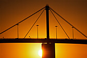 Westgate Bridge, Sunset Silhouette, Melbourne, Australia