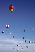 Heißluftballons, Albuquerque Fiesta, Albuquerque, New Mexico, USA