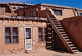 Pueblo-Behausungen, New Mexico, USA