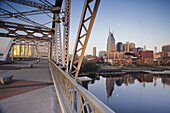 Stadtbild von der Brücke, Nashville, Tennessee