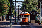 Straßenbahn in der Stadt, Memphis, Tennessee