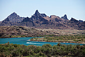 Colorado River at Needles, California Arizona Border, USA