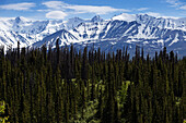 Alaska Schnellstraße, Rocky Mountains, nördliches British Columbia, Kanada