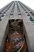 GE-Gebäude im Rockefeller Center, Midtown Manhattan, New York City, New York, USA