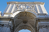 Arco da Rua Augusta at Praca Do Comercio, Lisbon, Portugal