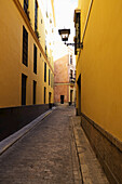 Narrow Street in Seville, Andalucia, Spain
