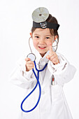 Girl Dressed as Doctor