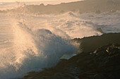 Wellen an der Atlantikküste, Boulderbaai, West Coast Nat Park, Nordkap, Südafrika