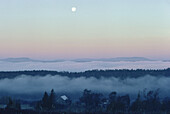 Moon Near Kingston Creek, New Brunswick, Canada