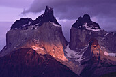Sonnenaufgang, Torres Del Paines Berge, Chile