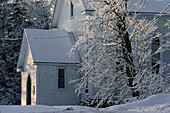 Church In Winter, Kingston, New Brunswick, Canada
