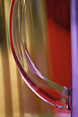 Abstract Close-Up of Glass Mug